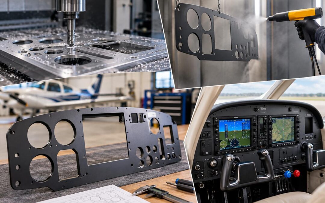 In-House Custom Aircraft Panels: CNC, Powder Coat, and What That Means for Weight and Fit